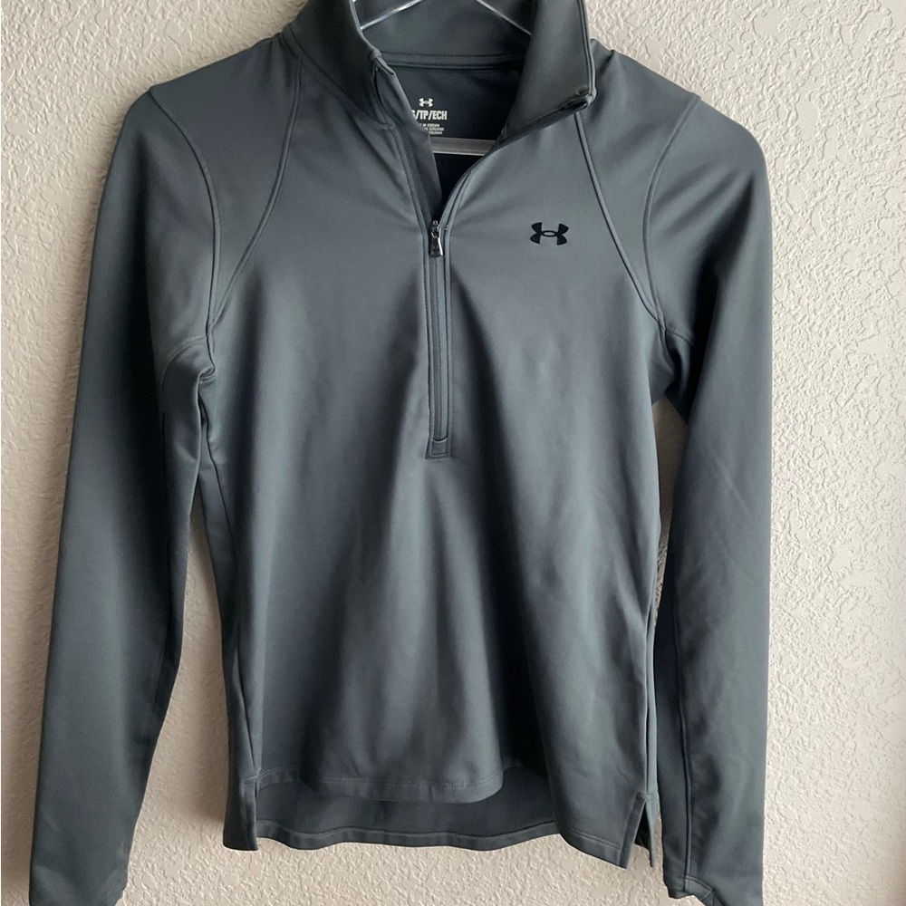 Under Armour Charcoal Half Zip Up (Size XS)
